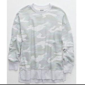 Aerie Camo Desert Oversized Sweatshirt